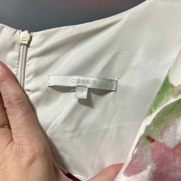 CASSIS DRESS floral size 2 beautiful for wedding - Picture 3 of 4